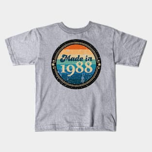 Retro Vintage Made In 1988 Kids T-Shirt